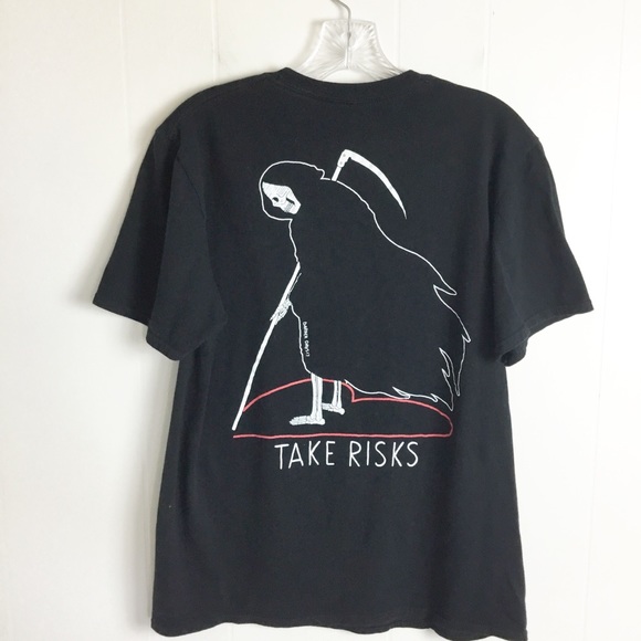 Tilly's Tops - Tillys Darker Day Reeper T Shirt Black Size M Womens